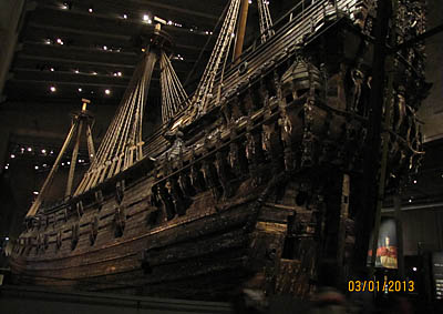 Стокгольм. Шведский корабль Васа нач. XVII в.