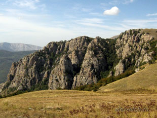 Крым — вершина Демерджи — гора Екатерина