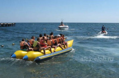 Поездка в Алушту. Пляж в Рабочем уголке (Крым, сентябрь 2012 г.)