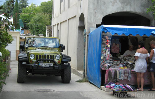На автомобиле в Алушту (сентябрь 2012 г.)
