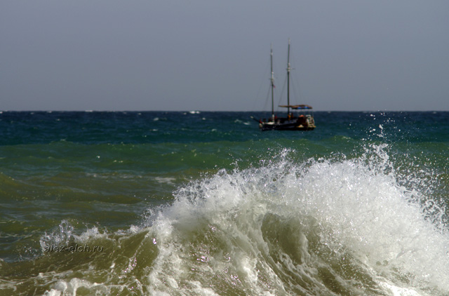 Storm on the Black Sea Crimea